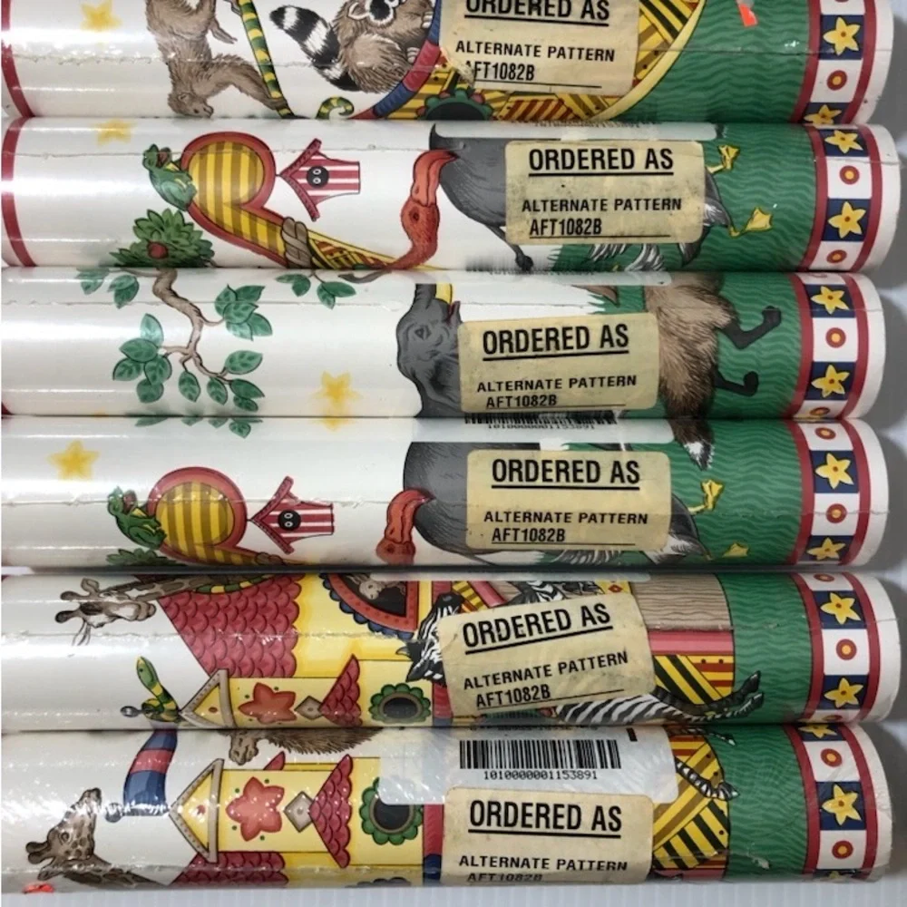 Imperial coordinated borders wallcoverings (lot of 6) prepasted rolls 5yds